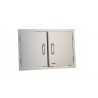 Bull BBQ 30" Double Doors - Stainless Steel - Angled View