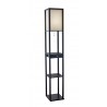 Adesso Parker Shelf Floor Lamp With Drawer - Adesso Parker Shelf Floor Lamp With Drawer