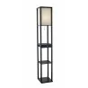 Adesso Parker Shelf Floor Lamp With Drawer - Adesso Parker Shelf Floor Lamp With Drawer