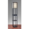 Adesso Parker Shelf Floor Lamp With Drawer - Adesso Parker Shelf Floor Lamp With Drawer