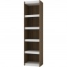 Parana Bookcase 2.0 - Oak/ White - Empty