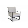 Provence Aluminum Club Rocker - Front Side Angle