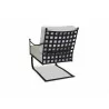 Provence Club Rocker in Canvas Flax w/ Self Welt - Back Side Angle - Provence Club Rocker in Canvas Flax w/ Self Welt - Back Side Angle