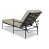 Sunset West Provence Aluminum Chaise Lounge With Cushions - Back
