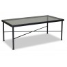 Provence Aluminum Coffee Table - Front Side Angle