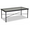  Provence Aluminum Coffee Table - Front Side Angle