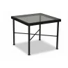 Sunset West Provence Aluminum End Table - Front Side Angle - Sunset West Provence Aluminum End Table - Front Side Angle