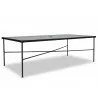 Sunset West Provence Aluminum 84" Dining Table - Sunset West Provence Aluminum 84" Dining Table
