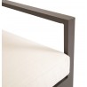 Sunset West Mesa Club Chair With Cushions In Cast Pumice - Seat Arm Close-Up