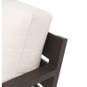 Sunset West Mesa Club Chair With Cushions In Cast Pumice - Seat Back Close-Up