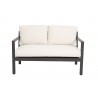 Sunset West Mesa Loveseat With Cushions In Cast Pumice - Front
