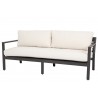 Sunset West Mesa Sofa With Cushions In Cast Pumice - Angled