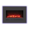 Amantii Wall Mount / Flush Mount - 26" Electric Fireplace with a Steel Surround and Glass Media 
