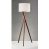 Adesso Brooklyn Floor Lamp Walnut 2 - Adesso Brooklyn Floor Lamp Walnut 2