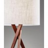 Adesso Brooklyn Floor Lamp Walnut 1