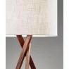 Adesso Brooklyn Floor Lamp Walnut 1 - Adesso Brooklyn Floor Lamp Walnut 1