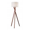 Adesso Brooklyn Floor Lamp Walnut 3
