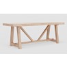 Alpine Furniture Raquel Rectangular Dining Table - Front Side Angle