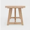 Alpine Furniture Raquel Rectangular Dining Table - Side Angle - Alpine Furniture Raquel Rectangular Dining Table - Side Angle