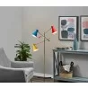Adesso Lyle 3-Arm Floor Lamp Antique Brass - Adesso Lyle 3-Arm Floor Lamp Antique Brass