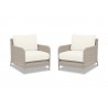 Manhattan Wicker Club Chairs - Set of 2
