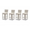 Manhattan Wicker Barstool With Cushions - Set of 4 (front)