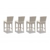 Manhattan Wicker Barstool With Cushions - Set of 4 (back)