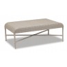 Sunset West Manhattan Wicker Coffee Table  -Front Side Angle