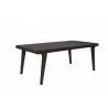 Alpine Furniture Olejo Fixed Top Dining Table - Front Side Angle - Alpine Furniture Olejo Fixed Top Dining Table - Front Side Angle