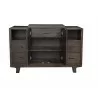  Alpine Furniture Olejo Server - Front with Opened Drawers -  Alpine Furniture Olejo Server - Front with Opened Drawers