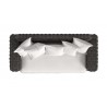 Sunset West Cabo Loveseat in Soothe Pearl w/ Flange Welt Top