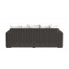 Sunset West Cabo Loveseat in Soothe Pearl w/ Flange Welt Back