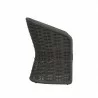 Sunset West Cabo Dining Chair in Soothe Pearl w/ Flange Welt Front Side - Sunset West Cabo Dining Chair in Soothe Pearl w/ Flange Welt Front Side