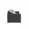 Sunset West Cabo Loveseat in Soothe Pearl w/ Flange Welt Side