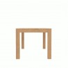 Alpine Furniture Aiden Fixed Top Dining Table - Side View