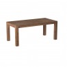 Alpine Furniture Aiden Fixed Top Dining Table - Angled