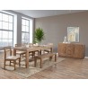 Alpine Furniture Aiden Fixed Top Dining Table - Lifestyle
