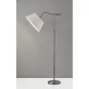 Adesso Rodeo Floor Lamp Pewter - Adesso Rodeo Floor Lamp Pewter
