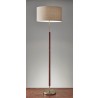 Adesso Hamilton Floor Lamp Walnut - Adesso Hamilton Floor Lamp Walnut