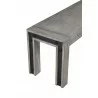 Alpine Furniture Fallon Bench - Edge Close-up - Alpine Furniture Fallon Bench - Edge Close-up