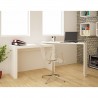 Calabria Nested Desk - White - Open