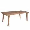 Alpine Furniture Olejo Dining Table in Natural - Angled - Alpine Furniture Olejo Dining Table in Natural - Angled