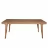 Alpine Furniture Olejo Dining Table in Natural - Front - Alpine Furniture Olejo Dining Table in Natural - Front