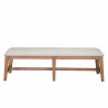 Alpine Furniture Olejo Bench in Natural - Front