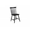 Alpine Furniture Lyra Set of 2 Side Chairs in Black - Angled