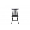 Alpine Furniture Lyra Set of 2 Side Chairs in Black - Front