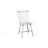 Alpine Furniture Lyra Set of 2 Side Chairs in White - Angled