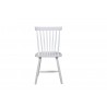 Alpine Furniture Lyra Set of 2 Side Chairs in White - Front