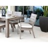 Laguna Dining Chair in Canvas Flax, No Welt - Lifestyle