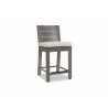 Laguna Barstool in Canvas Flax, No Welt - Front Side Angle - Laguna Barstool in Canvas Flax, No Welt - Front Side Angle